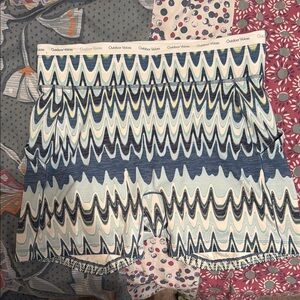 Outdoor Voices Blue and White Athletic Shorts